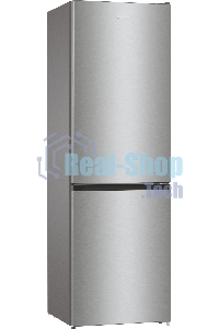 Холодильник Gorenje NRKE62XL серебристый металлик двухкамерный 203/99л морозилка снизу, No Frost