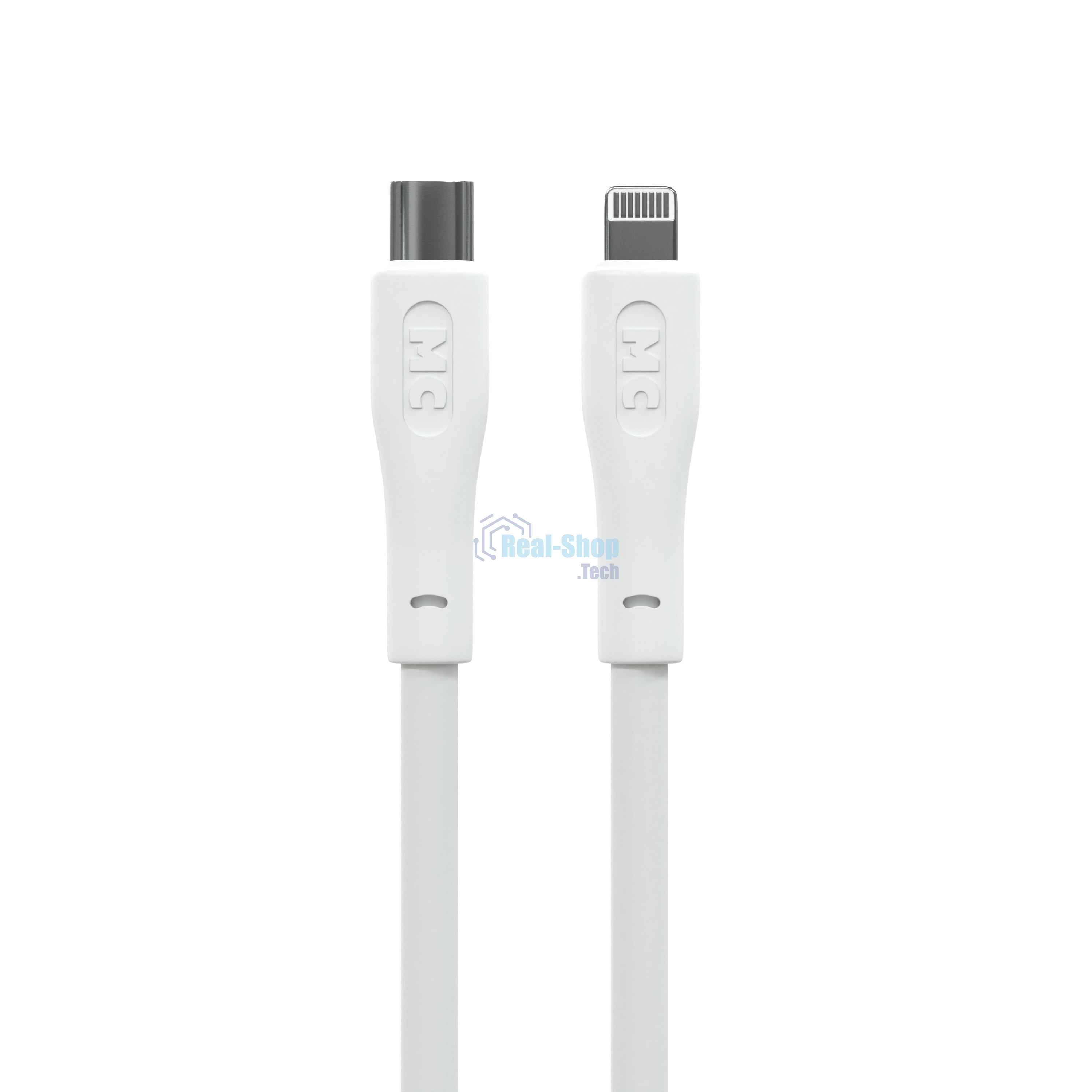 Кабель MORE CHOICE (4620202553119) K60ia 2м USB 3.0A PD 27W для Lightning ng 8-pin Type-C - 2м, белый