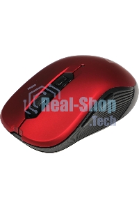 Мышь беспроводная Defender Gassa MM-105 красный, 1600 dpi, радиоканал, USB, кнопки - 6
