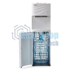 Кулер для воды AEL LC-AEL-840а, напольный, НАГРЕВ/ОХЛАЖДЕНИЕ КОМПРЕССОРНОЕ, 3 крана, белый, 00226