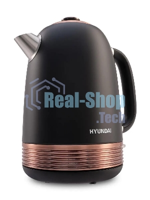 Чайник электрический Hyundai HYK-S4501 1.7л. 2200Вт черный/бронзовый (корпус: нержавеющая сталь/пластик)