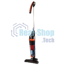 Пылесос вертикальный Endever SkyClean VC-294 черный/оранжевый, питание от сети, 120 Вт, уборка сухая, пылесборник 1.5 л