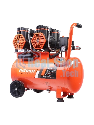 Компрессор поршневой безмасляный Patriot KDS 540 F50 (540 л/мин, 2,8 кВт, 8 бар, 50 л, 2800 об/мин, быстросъем + елочка 1/4)