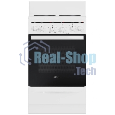 Плита электрическая Gefest ЭП Н Д 5140 E1WH белый, конфорок 4 шт, духовка 55 л, 50 см x 85 см x 58.5 см