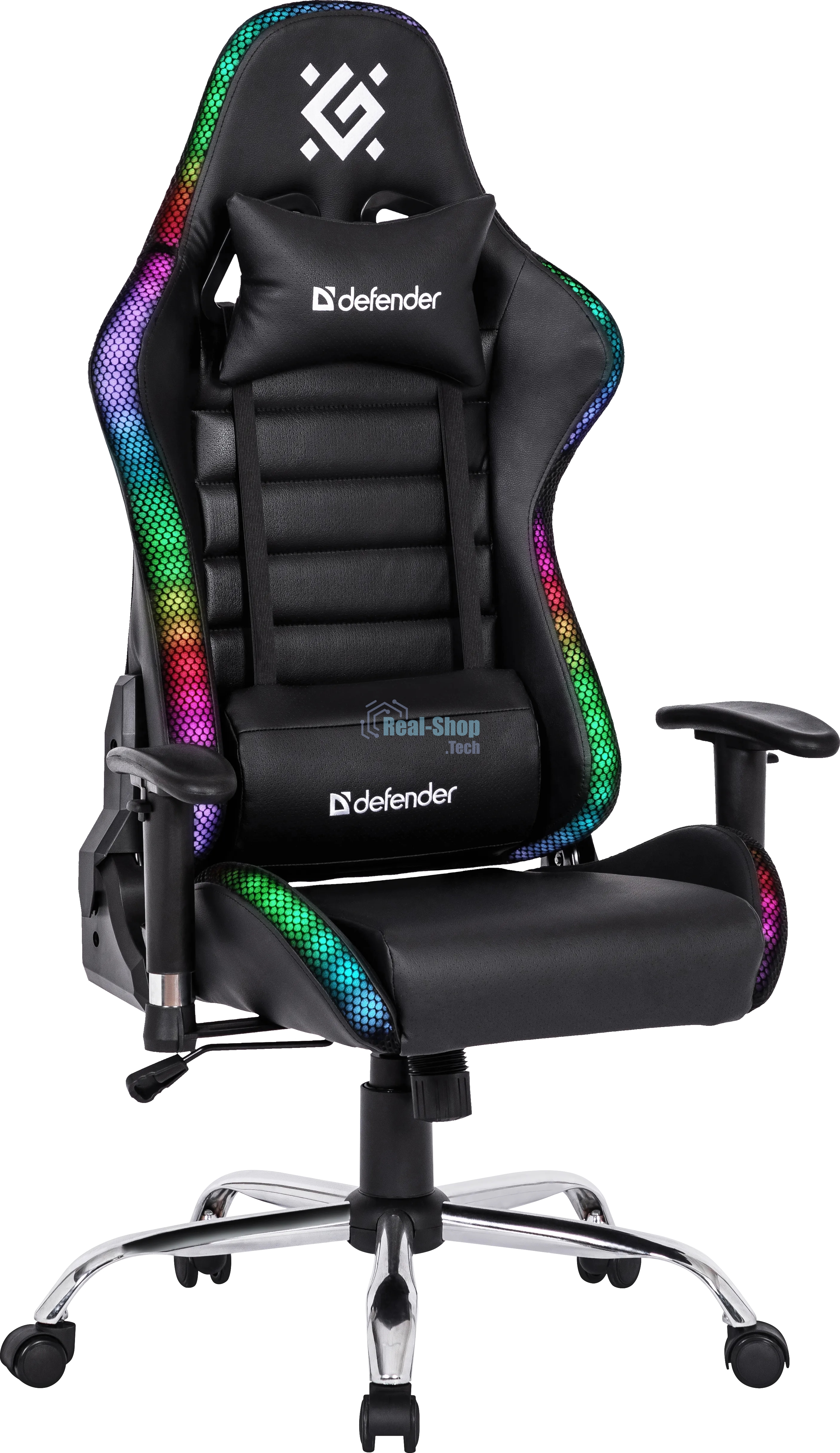 Кресло Defender Ultimate LIGHT черный, экокожа