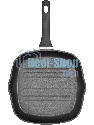 Сковорода-гриль Rondell RDA-762, 28х28 см, без крышки, черный