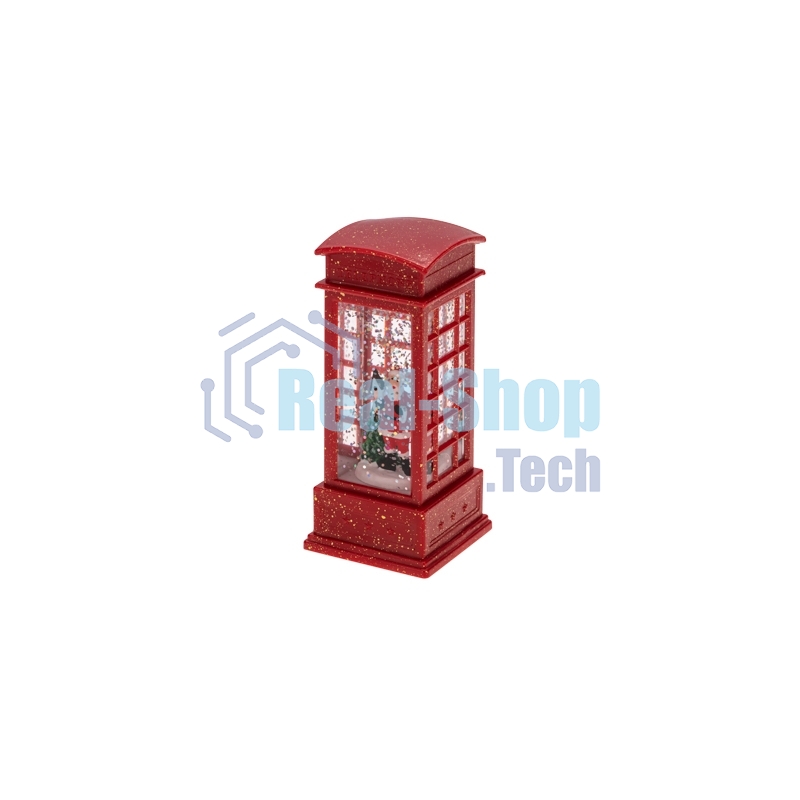 Светильник декоративный (фигура) Neon-night Телефонная будка с эффектом снегопада и подсветкой