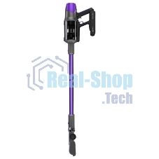 Пылесос вертикальный Centek CT-2572 фиолетовый/черный, питание от аккумулятора, 230 Вт, уборка сухая, пылесборник 1.2 л, работа от АКБ max 90 мин