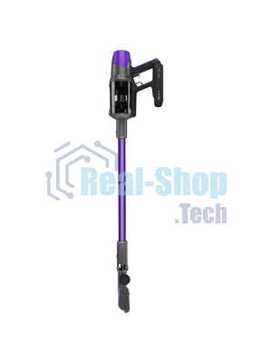 Пылесос вертикальный Centek CT-2572 фиолетовый/черный, питание от аккумулятора, 230 Вт, уборка сухая, пылесборник 1.2 л, работа от АКБ max 90 мин