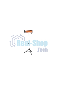 Обогреватель инфракрасный Ballu BIH-L-3.0 серый, кварцевый, 3000 Вт, 35 м2 + штатив BIH-LS-220