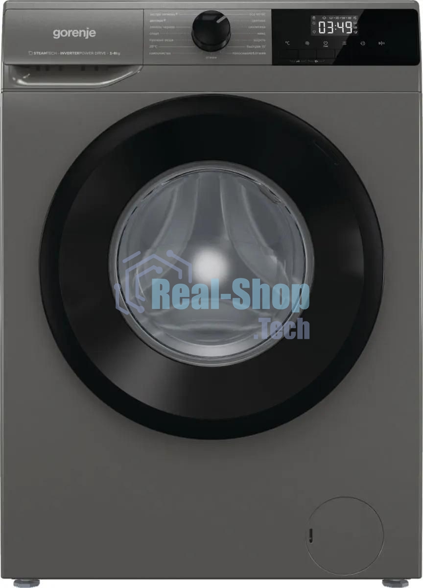 Стиральная машина Gorenje WNHPI84AS/AR белый, загрузка фронтальная 8 кг, 1400 об/мин., класс: А