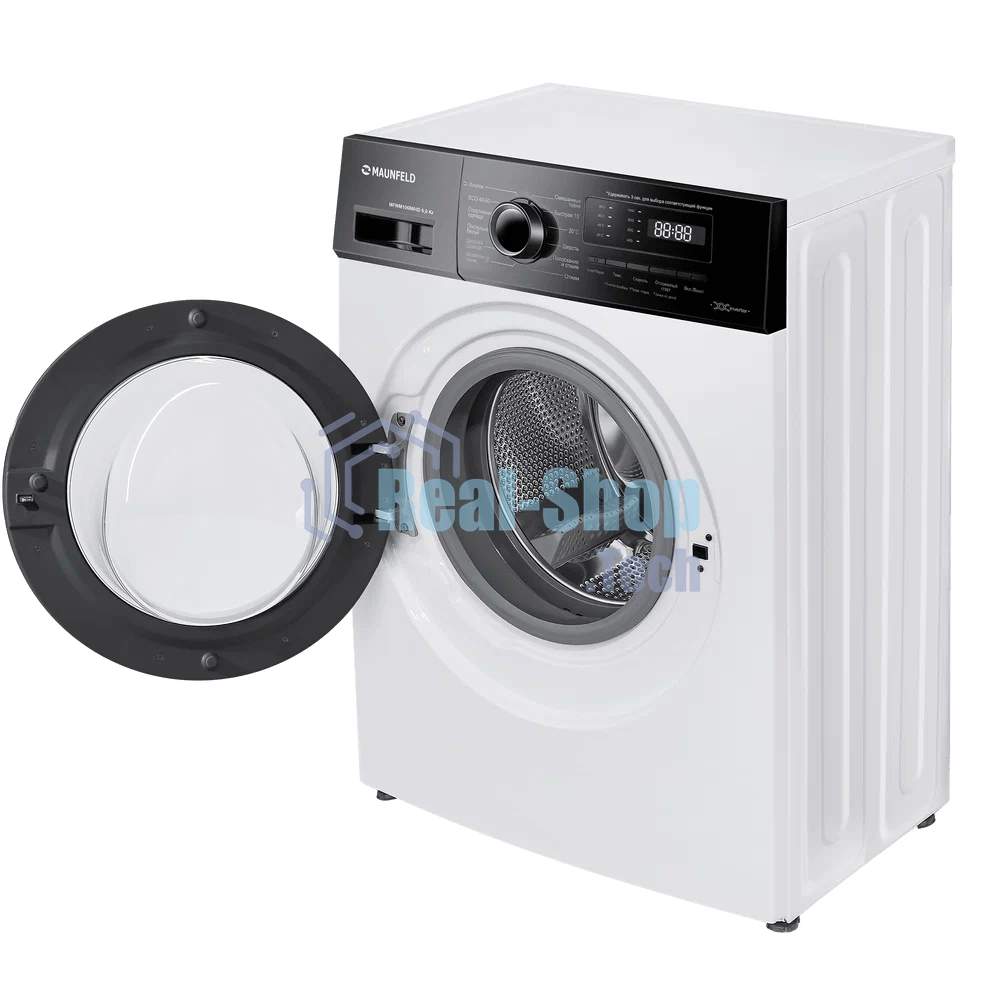 Стиральная машина Maunfeld MFWM106IWHD белый, фронтальная загрузка 6кг, 1200 об/мин, класс А+++