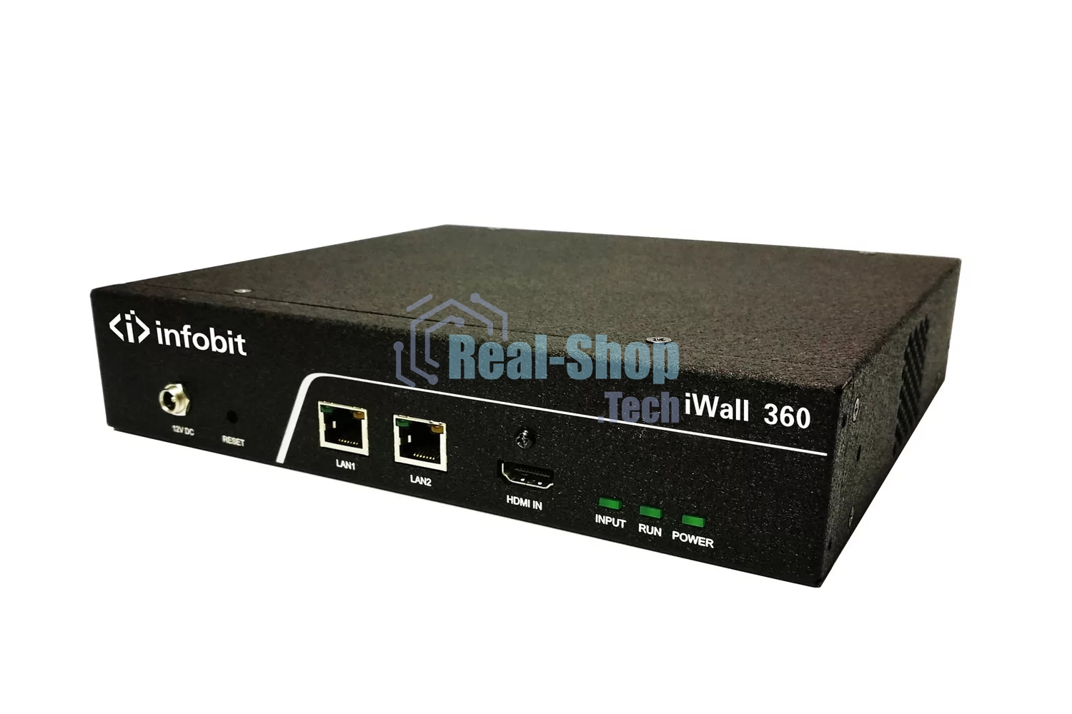 Контроллер видеостены Infobit iWall 360 1 вход 4K HDMI, 4 выхода 1080р, вращение на 360 градусов. Поддержка каскадирования.