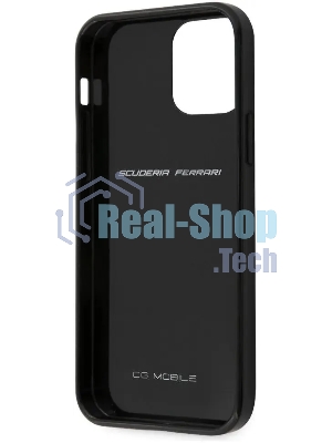 Чехол (клип-кейс) для Apple iPhone 12 mini Ferrari черный (FERCAHCP12SBK)