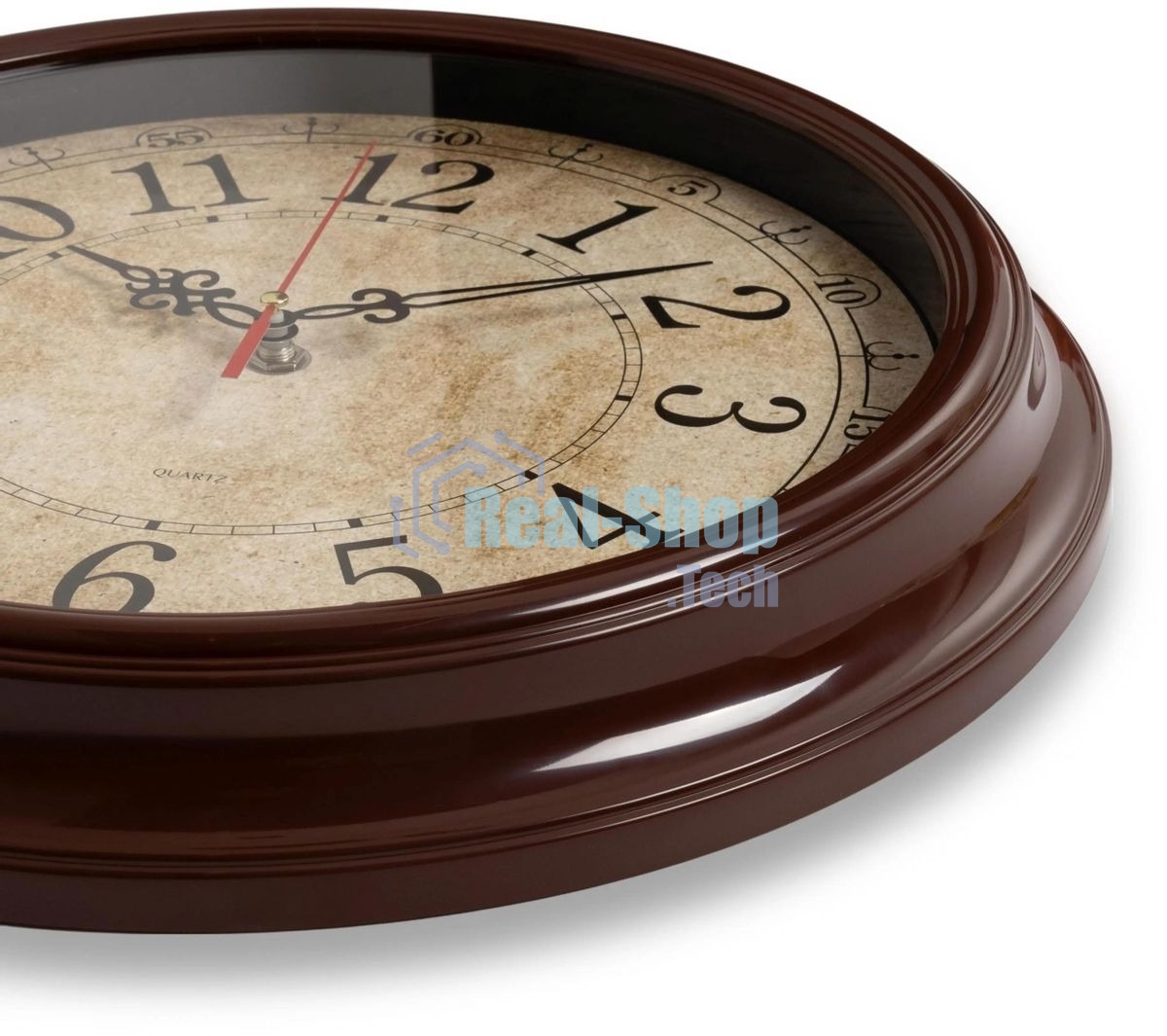 Часы настенные аналоговые Бюрократ WallC-R77P D35см коричневый