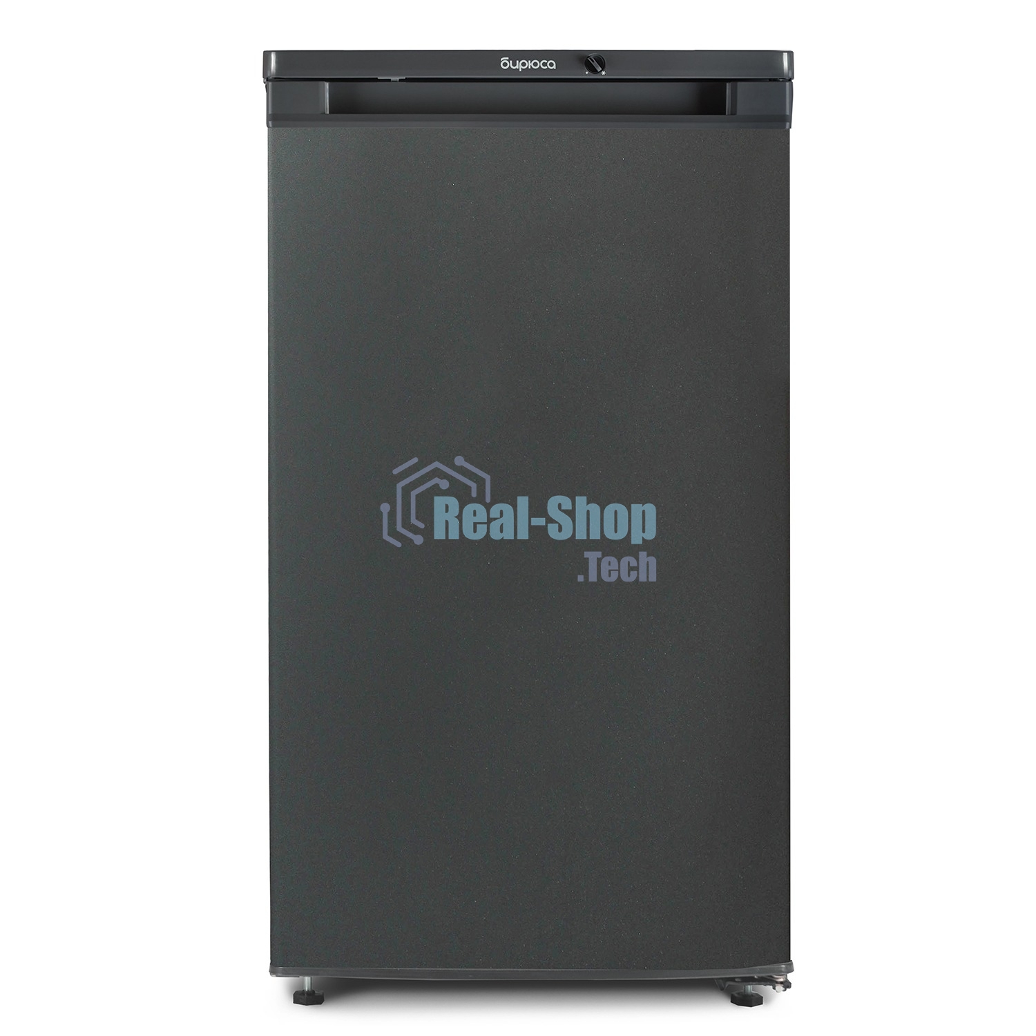 Холодильник Бирюса W408 графит однокамерный 88/27л морозилка сверху