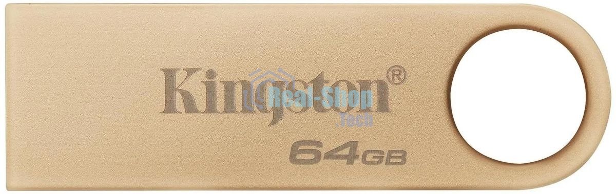 Флешка USB Kingston DataTraveler SE9 G3 (DTSE9G3/64Gb), 64Gb, USB 3.2 Gen 1, R/W 220/100, золотистый