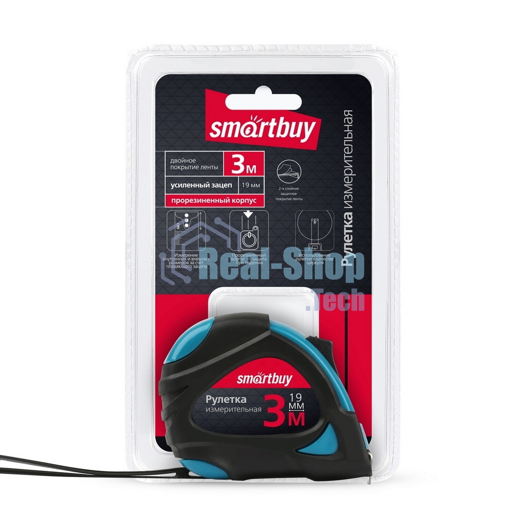 Рулетка Smartbuy (SBT-MTP-319P2) - 3 м