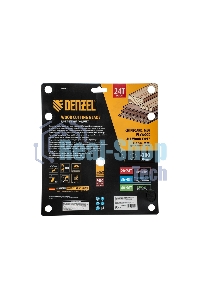 Пильный диск по дереву Denzel ф200 х 30 мм, 24 зубьев 733447