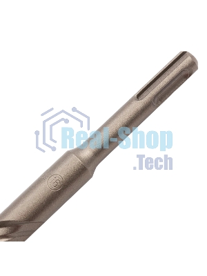 Бур по бетону Denzel двойная спираль, Cobalt W-tip, 16x210 мм, SDS PLUS