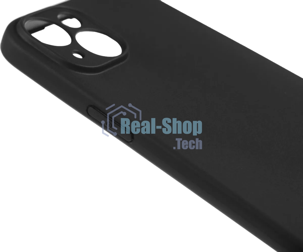 Чехол (клип-кейс) BoraSCO для Apple iPhone 15 Plus черный