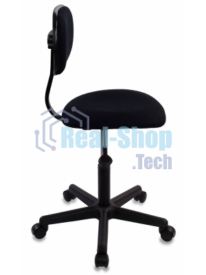 Кресло Бюрократ CH-1201NX черный, ткань, 100 кг