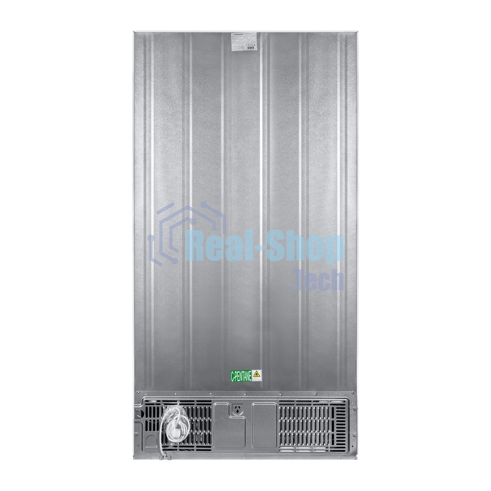 Холодильник Maunfeld MFF177NFW Slim Inverter белый двухкамерный 352/198л морозилка слева, No Frost, Side by Side