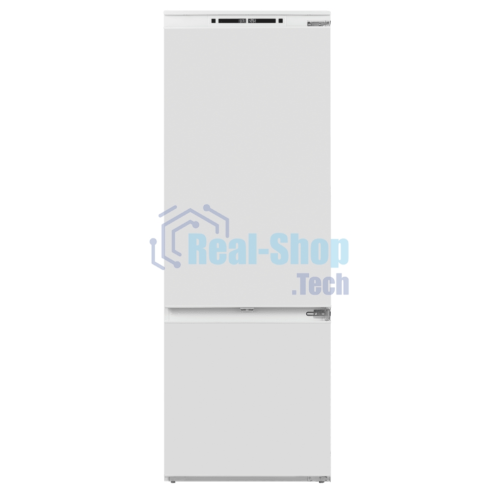 Встраиваемый холодильник Maunfeld MBF193NFW1GR Inverter белый двухкамерный 257/84 л морозилка снизу, No Frost