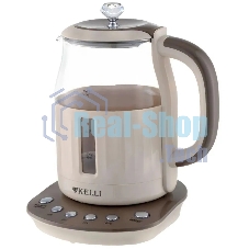 Чайник электрический Kelli KL-1373 кофейный