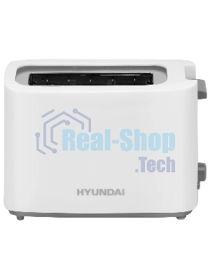 Тостер Hyundai HYT-8006 белый/серый, 500 Вт, 2 слота