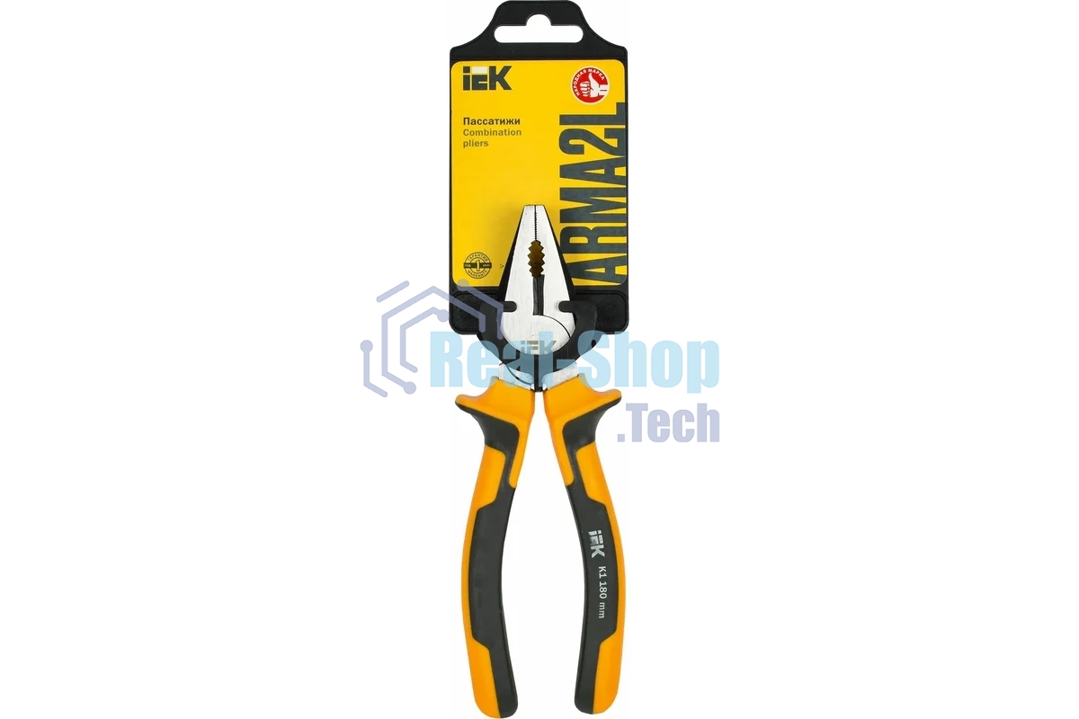 Пассатижи IEK K1 ARMA2L 3 (A2L3-PL10-K1-180) 180 мм