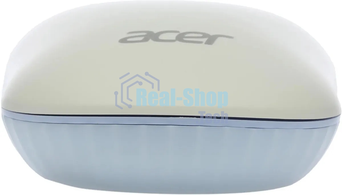 Мышь беспроводная Acer OMR205 белый/голубой, 1200 dpi, радиоканал, USB, кнопки - 3