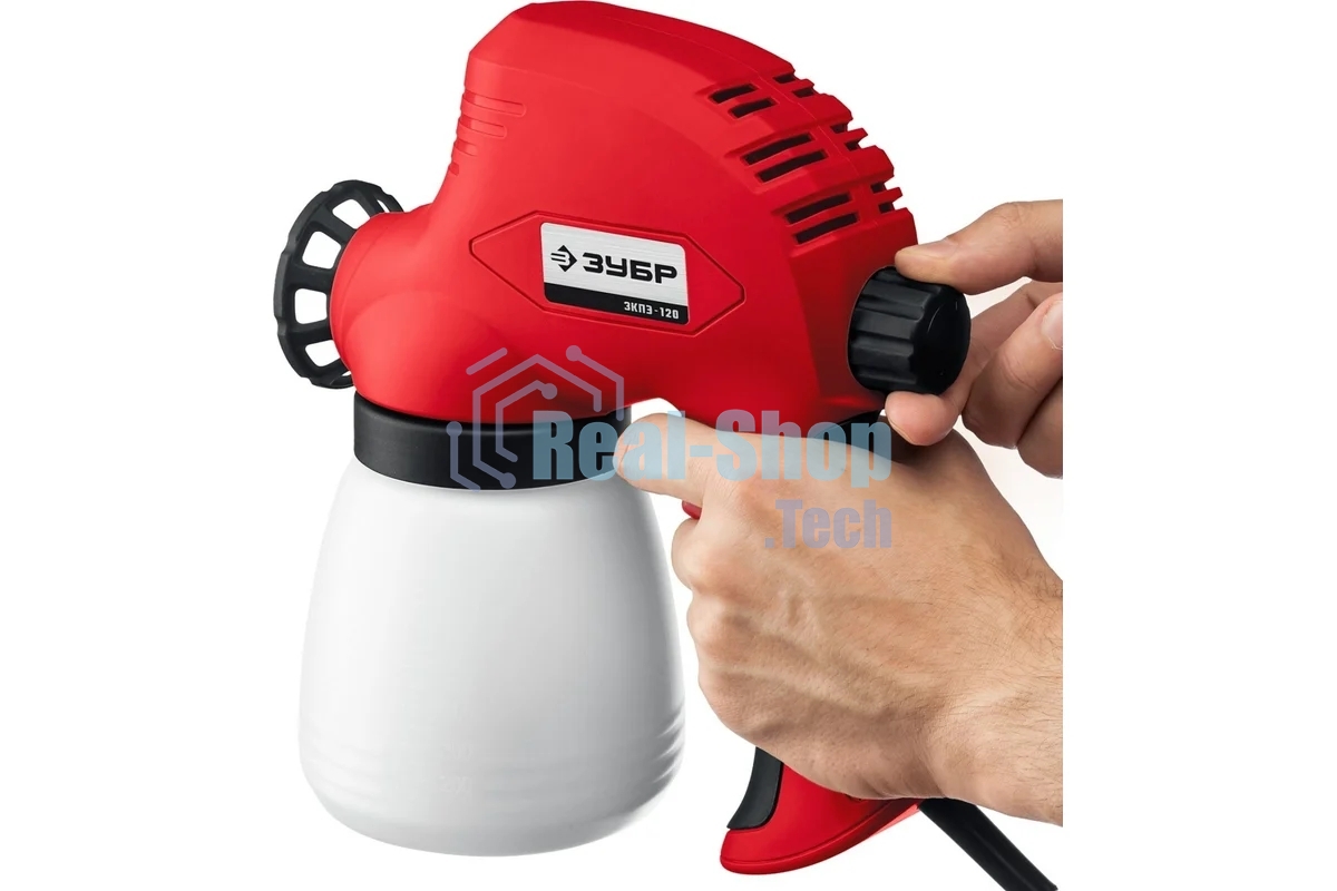 Краскопульт электрический безвоздушный Зубр 120 Вт ЗКПЭ-120