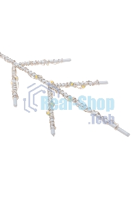 Светодиодная подвесная фигура Neon-night Снежинка на металлическом каркасе, цвет теплый белый