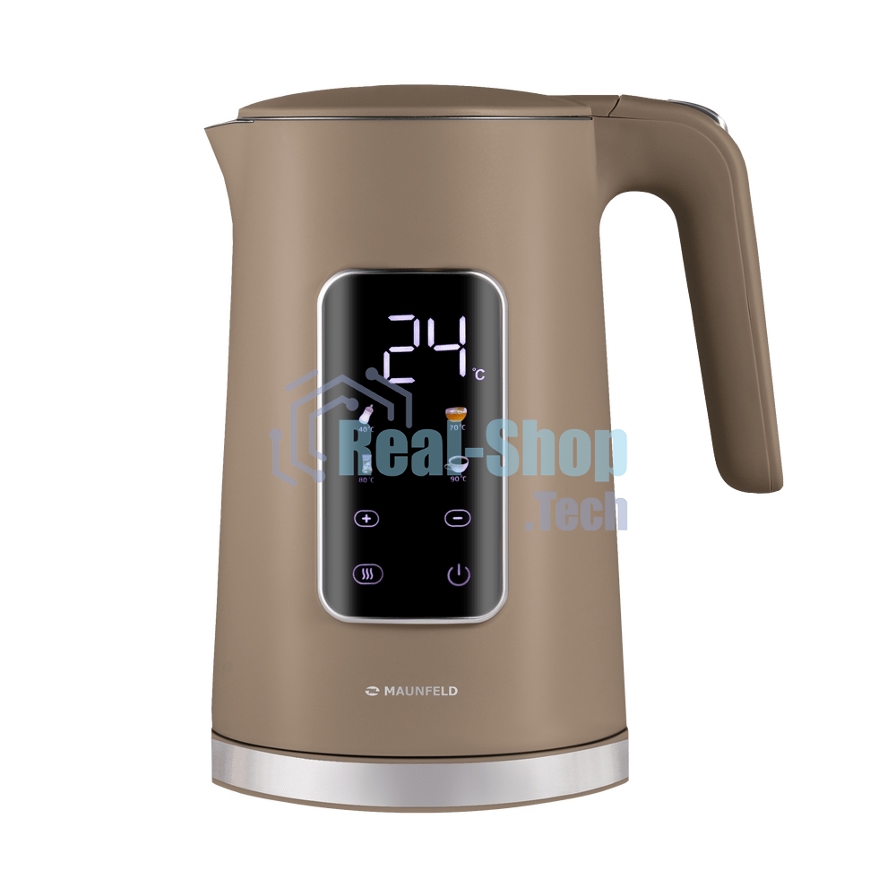 Чайник электрический Maunfeld MGK-635DBR коричневый, 1,7 л, 2200 Вт