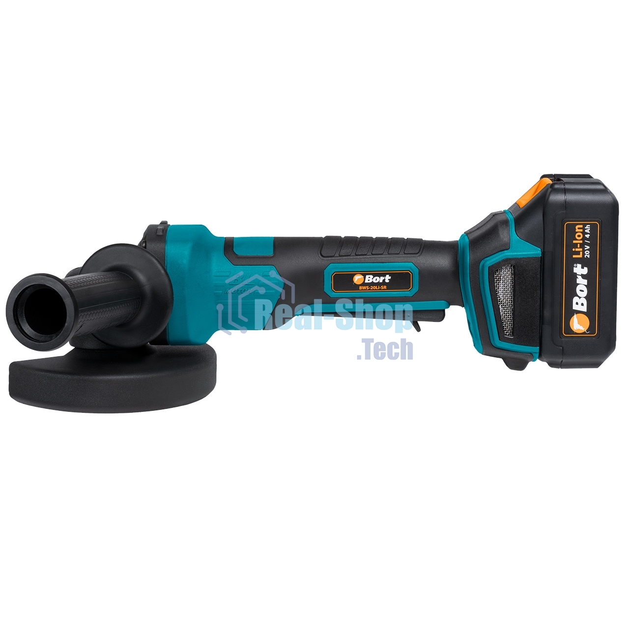 Угловая шлифовальная машина Bort BWS-20Li-SR аккумуляторная (93412215)
