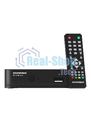 Приставка для цифрового ТВ SOUNDMAX SM-DVBT272 черный