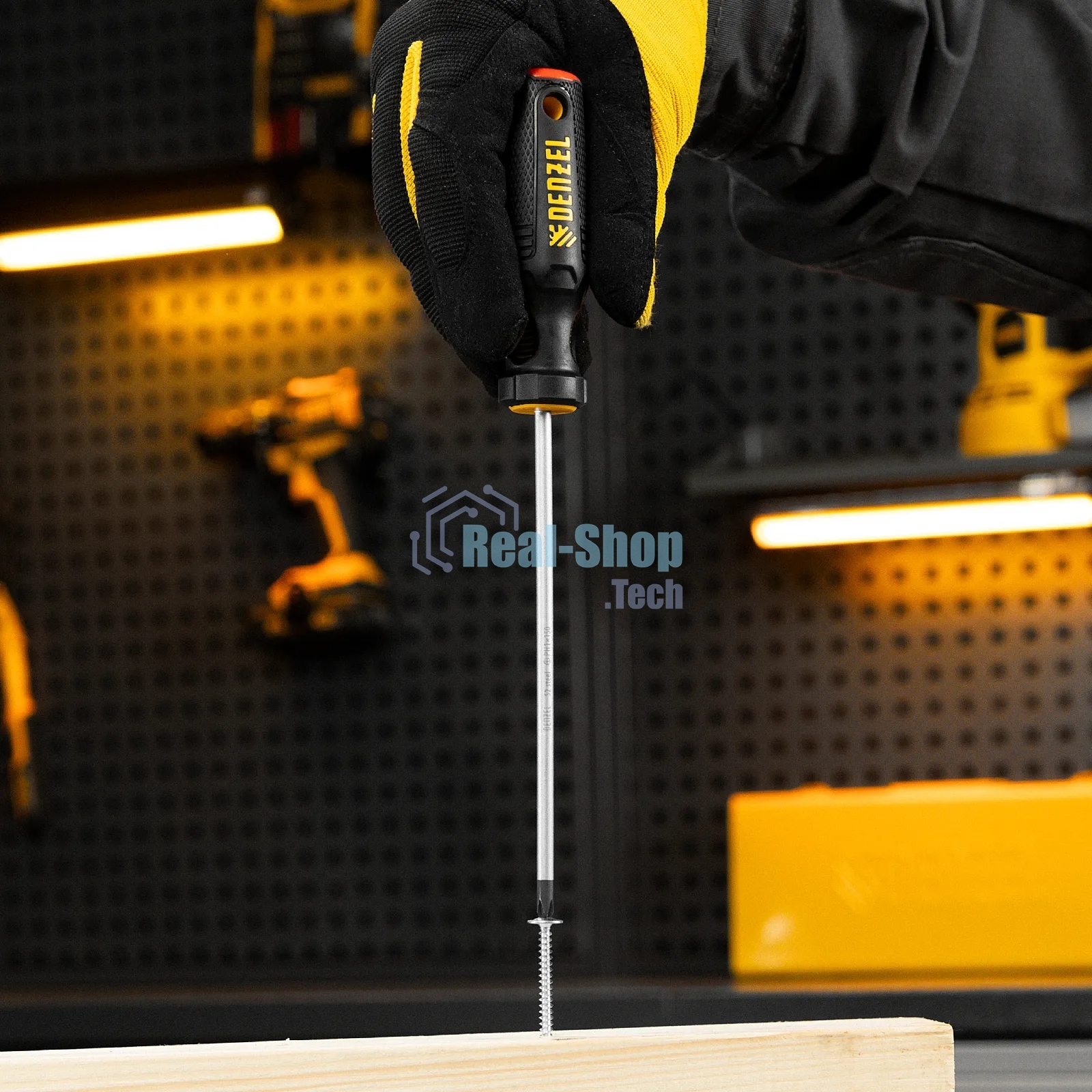 Отвертка Denzel PH1х150 мм, S2, 3к рукоятка