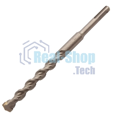 Бур по бетону Denzel двойная спираль, Cobalt W-tip, 16x210 мм, SDS PLUS