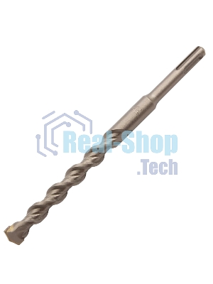Бур по бетону Denzel двойная спираль, Cobalt W-tip, 16x210 мм, SDS PLUS