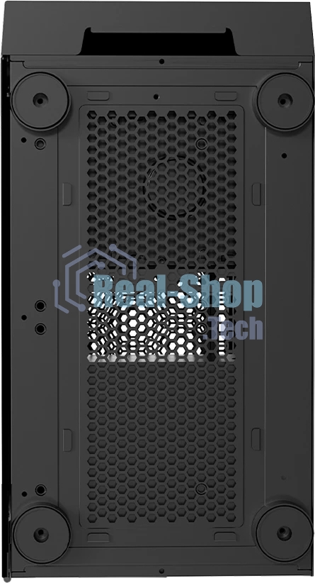 Компьютерный корпус без блока питания PCCOOLER LM300 ARGb BK, Flat Mid Tower, черный, TG, 0.45 SPCC, 1x120мм mATX, mITX 170/330/150мм 2x2.5