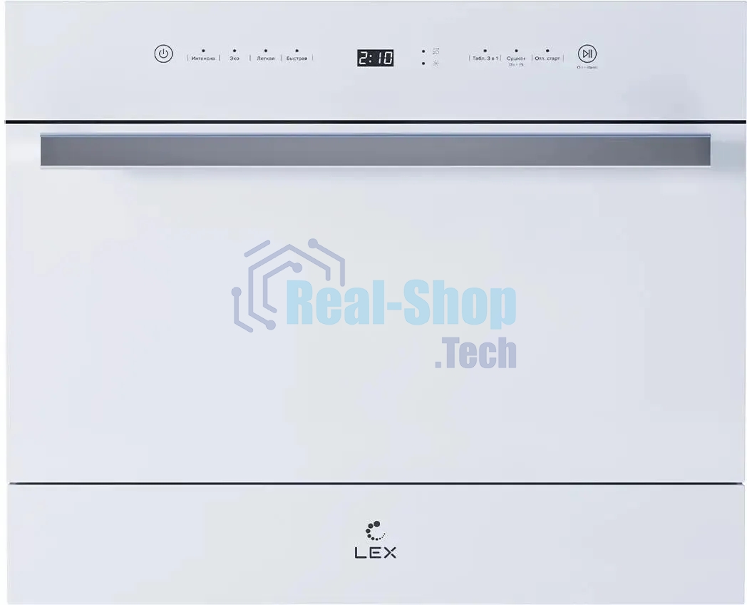 Посудомоечная машина LEX DW4541WH белый, 56 см, 6 компл., 48 дБ, класс A