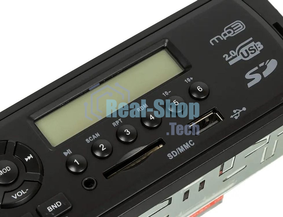 Автомагнитола Digma DCR-100G24, 1 DIN, USB Type-A, AUX