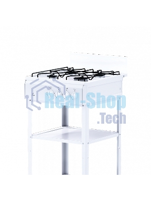 Плита газовая Flama AVG 1402 W белый,щиток, конфорок 4 шт, духовка 50 л, 50 см x 85 см x 58 см
