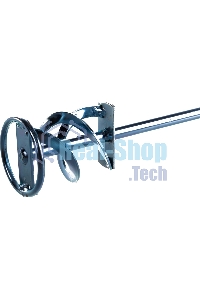 Миксер для красок и штукатурных смесей Denzel, 60 х 400 мм, оцинкованный, хвостовик SDS Plus