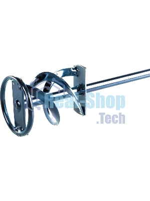 Миксер для красок и штукатурных смесей Denzel, 60 х 400 мм, оцинкованный, хвостовик SDS Plus