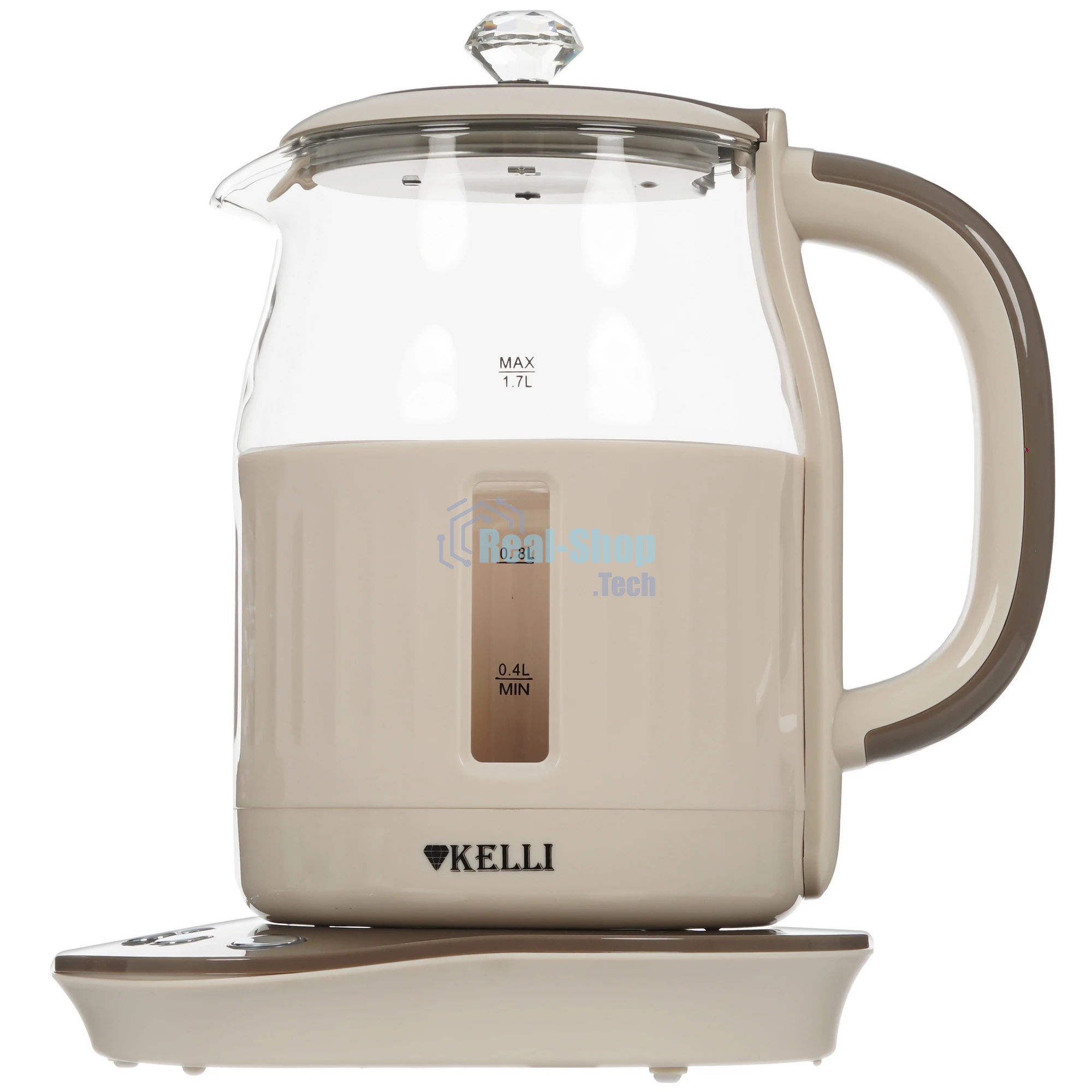 Чайник электрический Kelli KL-1373 кофейный