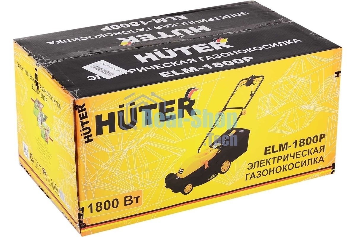 Газонокосилка электрическая Huter ELM-1800P, от сети, 1800 Вт