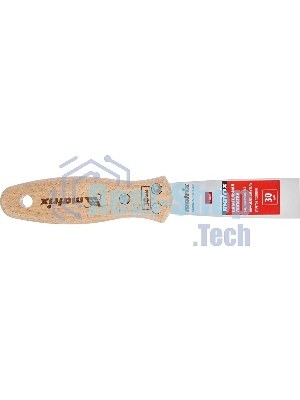 Шпательная лопатка Matrix из нержавеющей стали, 30 мм, буковая рукоятка, EFP 85608