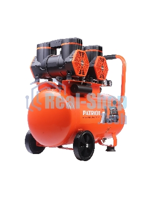 Компрессор поршневой безмасляный Patriot KDS 540 F50 (540 л/мин, 2,8 кВт, 8 бар, 50 л, 2800 об/мин, быстросъем + елочка 1/4)